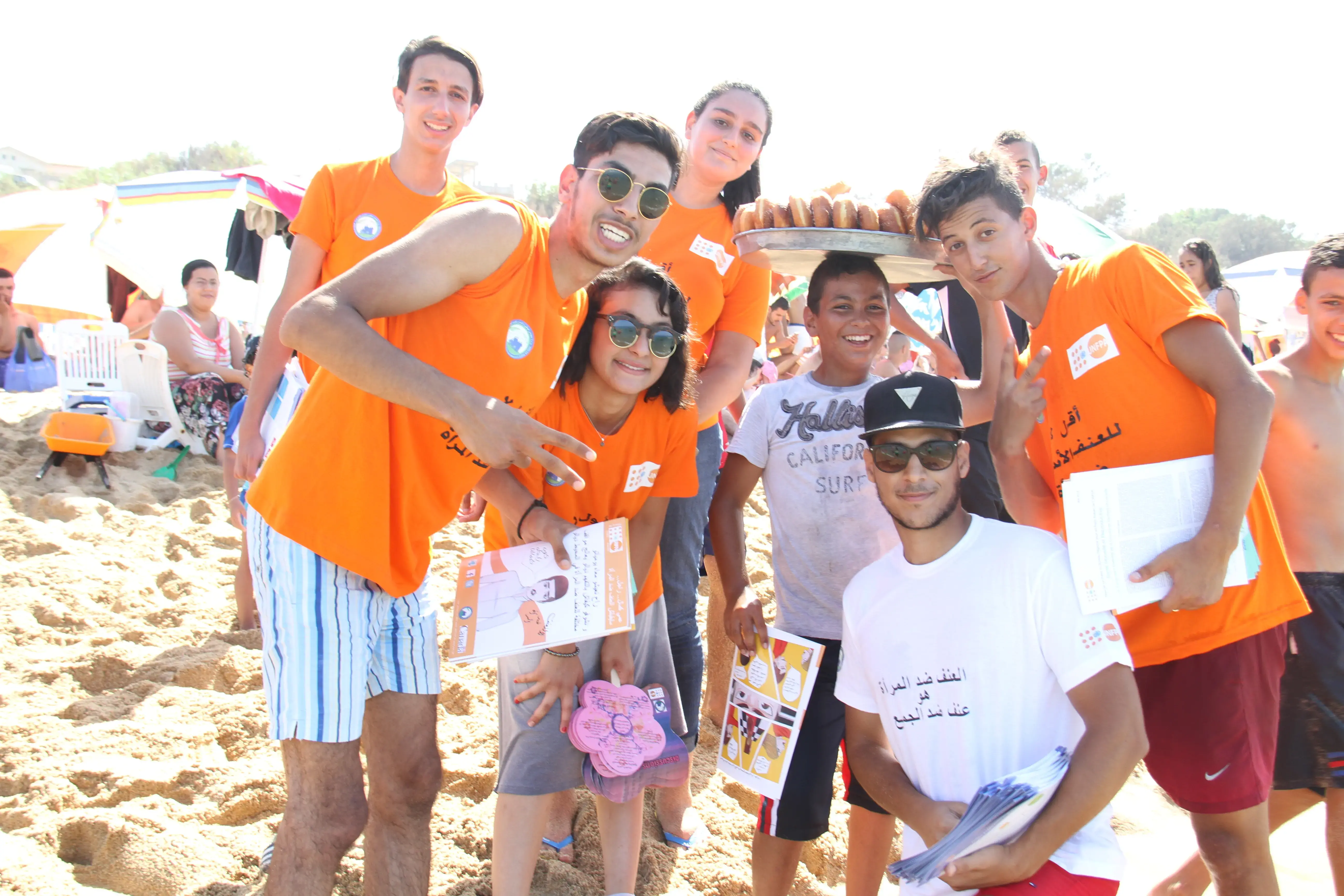 UNFPA Algeria celebrates International Youth Day by launching awareness campaigns with vacationers