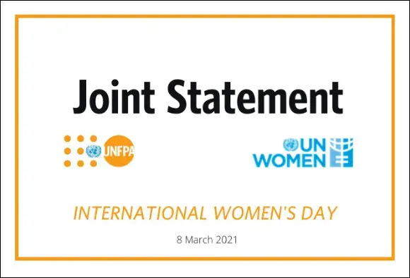 Joint statement on International Women’s Day