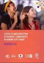 STATUS OF IMPLEMENTATION OF NATIONAL COMMITMENTS IN NAIROBI ICPD SUMMIT MOROCCO