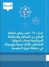 كوفيد- 19 : كيف يمكن لخطط الإبلاغ عن المخاطر والمشاركة المجتمعية ضمان شمولية الأشخاص الأكثر ضعفًا وتهميشًا في منطقة شرق المتوسط